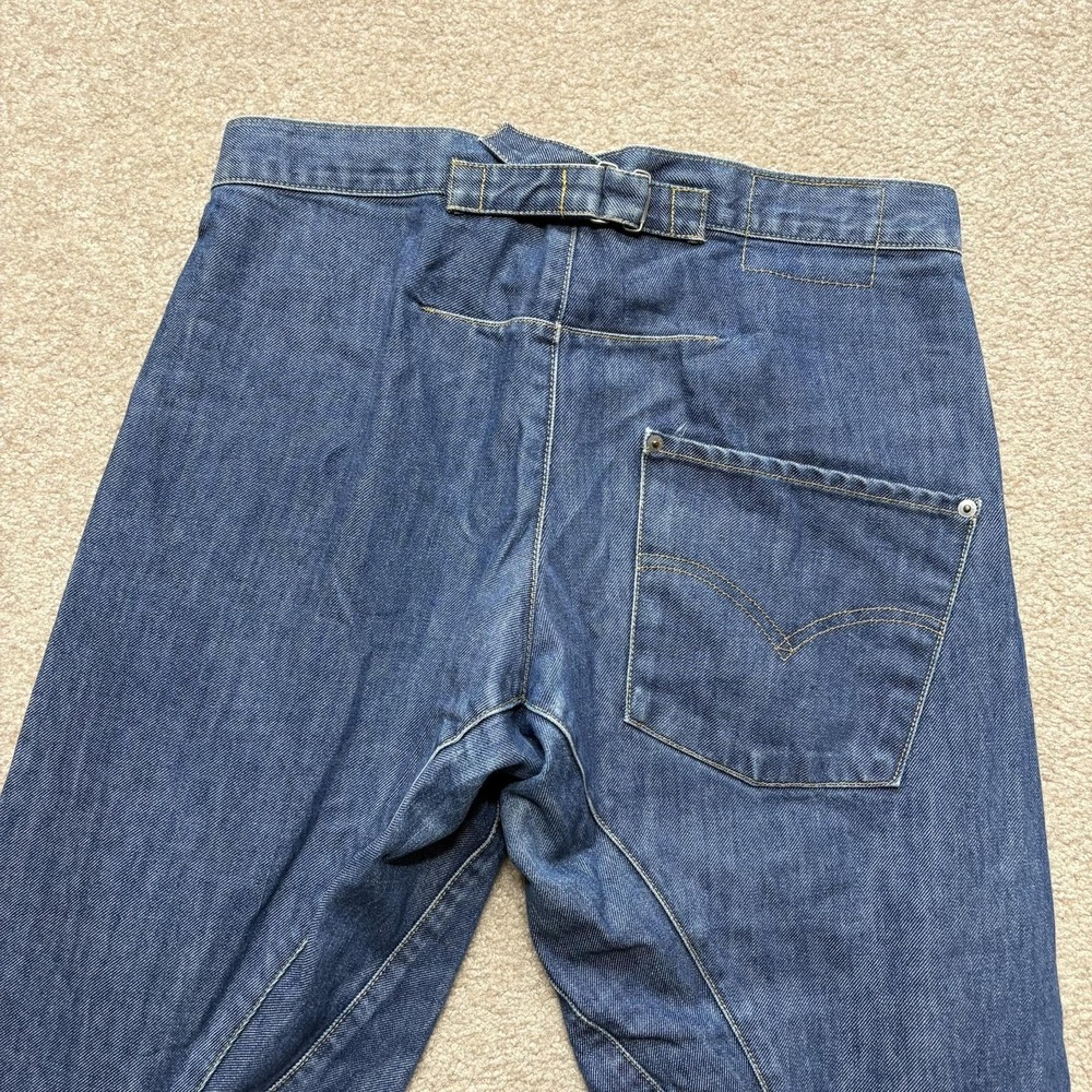 Vtg Levis Engineered Twisted Jeans Mens 31x32 Blue Buckleback Button Fly Japan